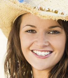 photo of smiling young woman